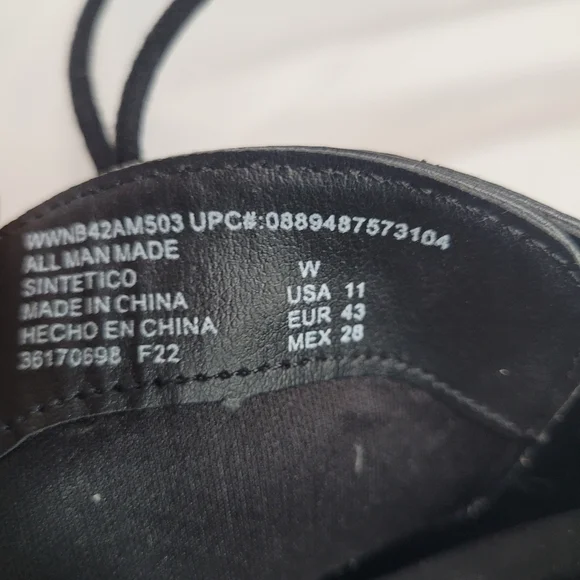 NOBO No Boundaries Women's Black Military Combat Style Boots Size 11W - Picture 8 of 10